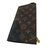 Louis Vuitton Clutch Brown Leather Cloth  ref.75844