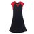Sonia Rykiel Kleid aus schwarzer Baumwollstrickware