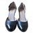 Chanel Heels Black Leather Patent leather  ref.75919