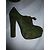 Décolleté Stéphane Kelian Scamosciato Verde Oliva 37 - vista 4