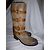 Balmain Lederstiefel Sand Farbe Größe 37 - Ansicht 2