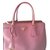 Prada Handbags Pink Leather  ref.75996