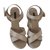 Louis Vuitton sandals Beige Cloth  ref.76009