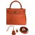 Hermès Kelly 25 Orange Leather  ref.76108