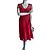 Autre Marque Robe de cocktail en dentelle rouge