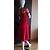 Autre Marque Robe de cocktail en dentelle rouge - vue 3