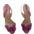 Hermès sandals Pink Deerskin  ref.76175