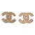 Chanel Earrings Beige  ref.76287