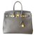 Hermès Birkin 35 Grey Leather  ref.76387