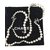 Chanel Colares longos Fora de branco Pérola  ref.76476