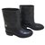 Chanel boots Black Leather  ref.76533