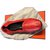 Hermès Zapatillas de ballet Roja Cuero  ref.76569