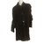 Hermès Cappotti, Cappotti Marrone scuro Pelle  ref.76701