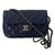 Timeless Chanel Mini bolsa Azul Cuero  ref.76706