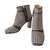 Christopher Kane Bottines Suede Taupe  ref.76733