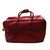 Lancel Travel bag Red Leather  ref.76762
