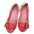 Louis Vuitton Zapatillas de ballet Rosa  ref.76786