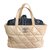 Chanel Handbags Beige Leather Tweed  ref.76826