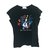 Yves Saint Laurent Tee shirt noir Collector et vintage "Moujik" Bulldog Coton  ref.76885