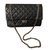 Chanel Reissue 2.55 Black Leather  ref.76937
