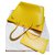 Louis Vuitton neverfull MM Yellow Leather  ref.77032
