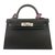 Hermès Kelly Mini II Black Leather  ref.77090