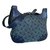 Longchamp Handbags Navy blue Leather Cloth  ref.77155