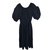 Yves Saint Laurent Vintage Kleid Marineblau  ref.77249