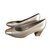 Autre Marque Heels Golden Cream Leather  ref.77391