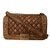 Chanel Boy Faded Studs Flap Bag Brown Leather  ref.77445