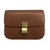 Céline Classic Box Brown Leather  ref.77472