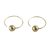 Céline Dot small hoops in brass with gold finish Golden  ref.77496