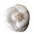Chanel Pins & brooches White Silk  ref.77598