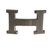 Hermès fivela de cinto masculino Prata Metal  ref.843991