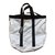 Grande shopping bag Balmain da spiaggia Grigio Cotone  ref.77660