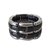 Chanel rings Black White gold Ceramic  ref.77879