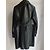 Cappotto Sportmax in pelle d'agnello nero - vista 3