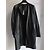 Cappotto Sportmax in pelle d'agnello nero - vista 4