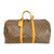 Louis Vuitton keepall 55 Brown Leather  ref.77896