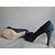 Weekend Max Mara peeptoes in raso e pelle - vista 4