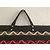 Autre Marque Stroh Tasche Schwarz Rot Beige mit schwarzen Lederriemen Mehrfarben - Ansicht 2