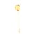 Yves Saint Laurent Pins & Broschen Golden Metall  ref.78107