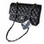 Chanel Timeless classic flap bag Black Leather  ref.78212