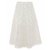 Maje JONQUILLE Skirt White Cream Cotton Polyester  ref.78319