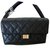 Chanel Handtaschen Schwarz Leder  ref.78360