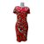 Blumarine Dresses Red Multiple colors Wool Elastane Polyamide  ref.78619