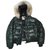 Moncler Coats, Outerwear Olive green Polyamide  ref.78649