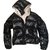 Moncler Coats, Outerwear Black Polyamide  ref.78651
