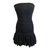 Maje Strapless dress Black Viscose  ref.78662