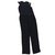 Maje Jumpsuits Black Silk Polyester Viscose  ref.78737